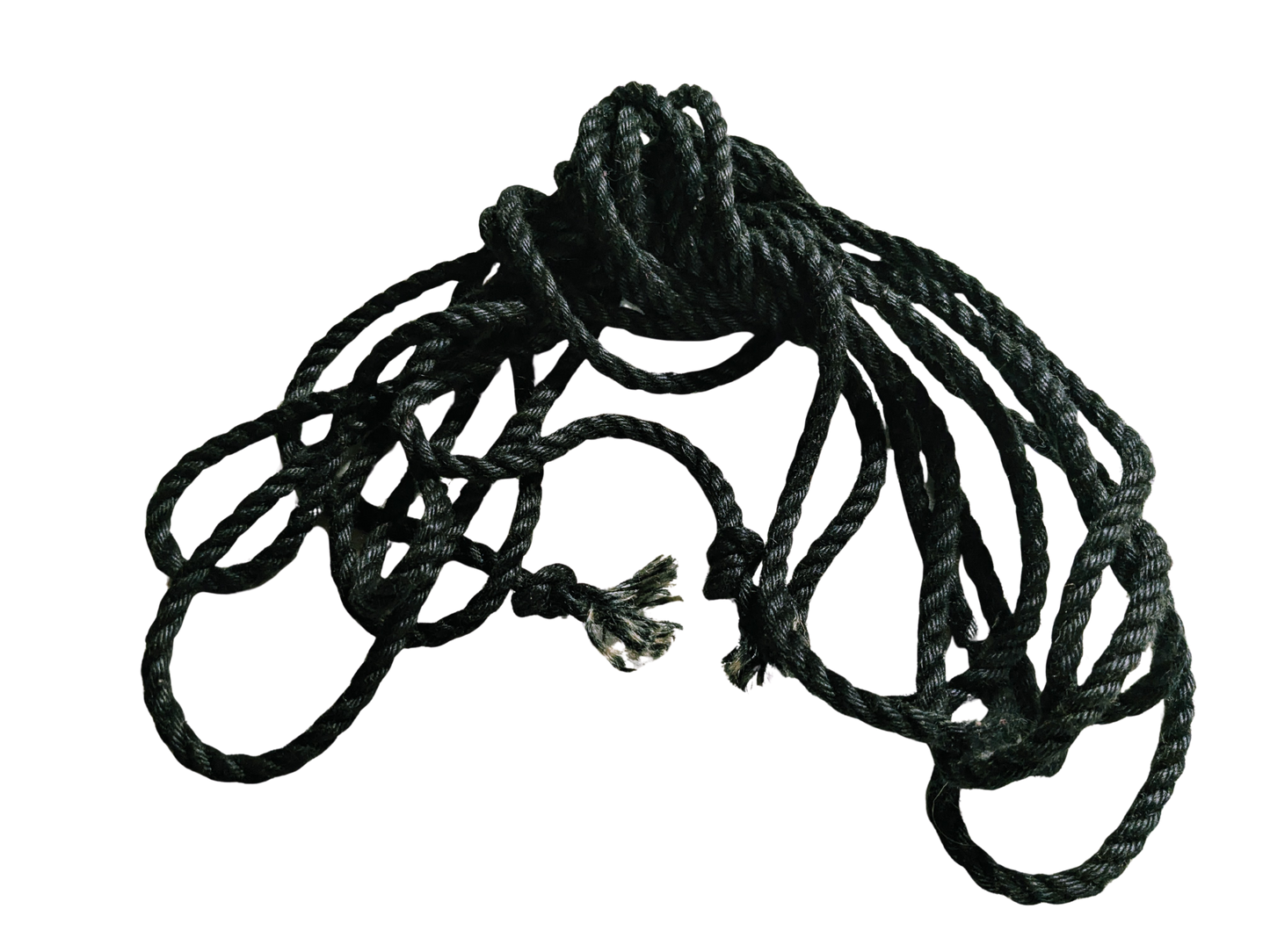 Obsidian Black – Ogawa Japanese Rope (6mm x 8m)