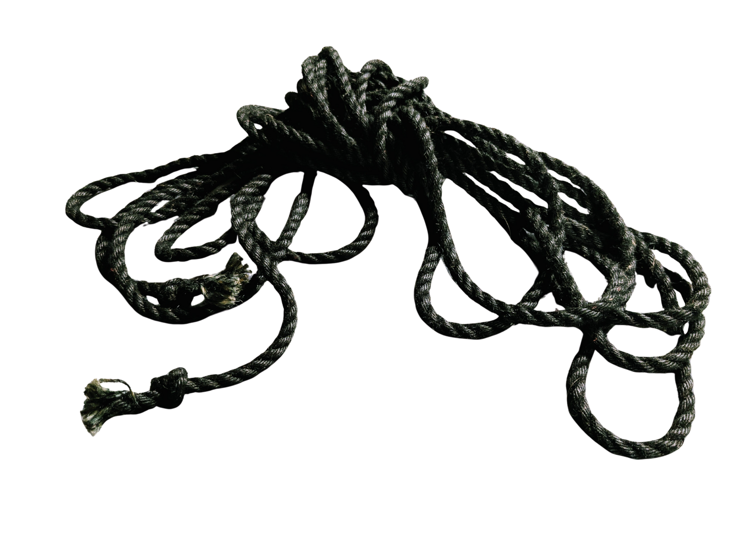 Obsidian Black – Ogawa Japanese Rope (6mm x 8m)