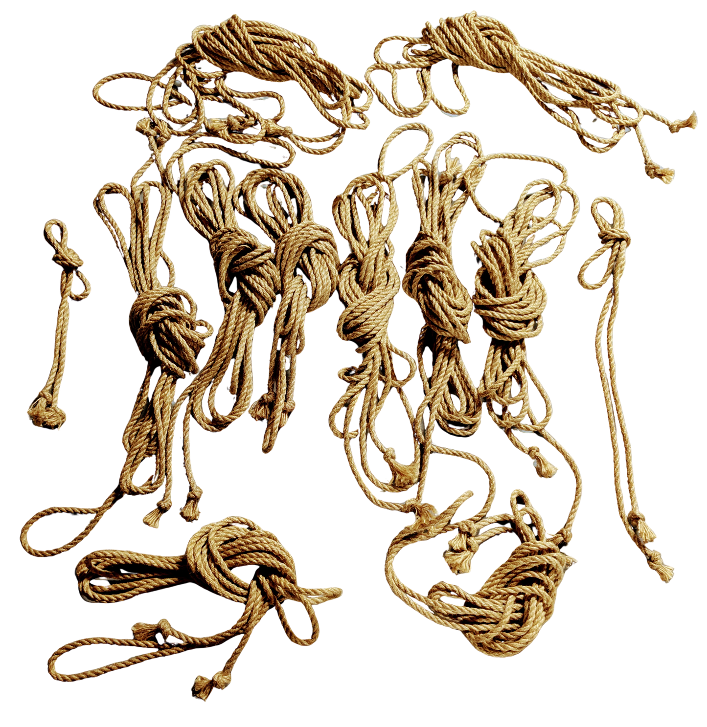 Trapeze Kit – Natural Golden Jute (Advanced Rope Kit)