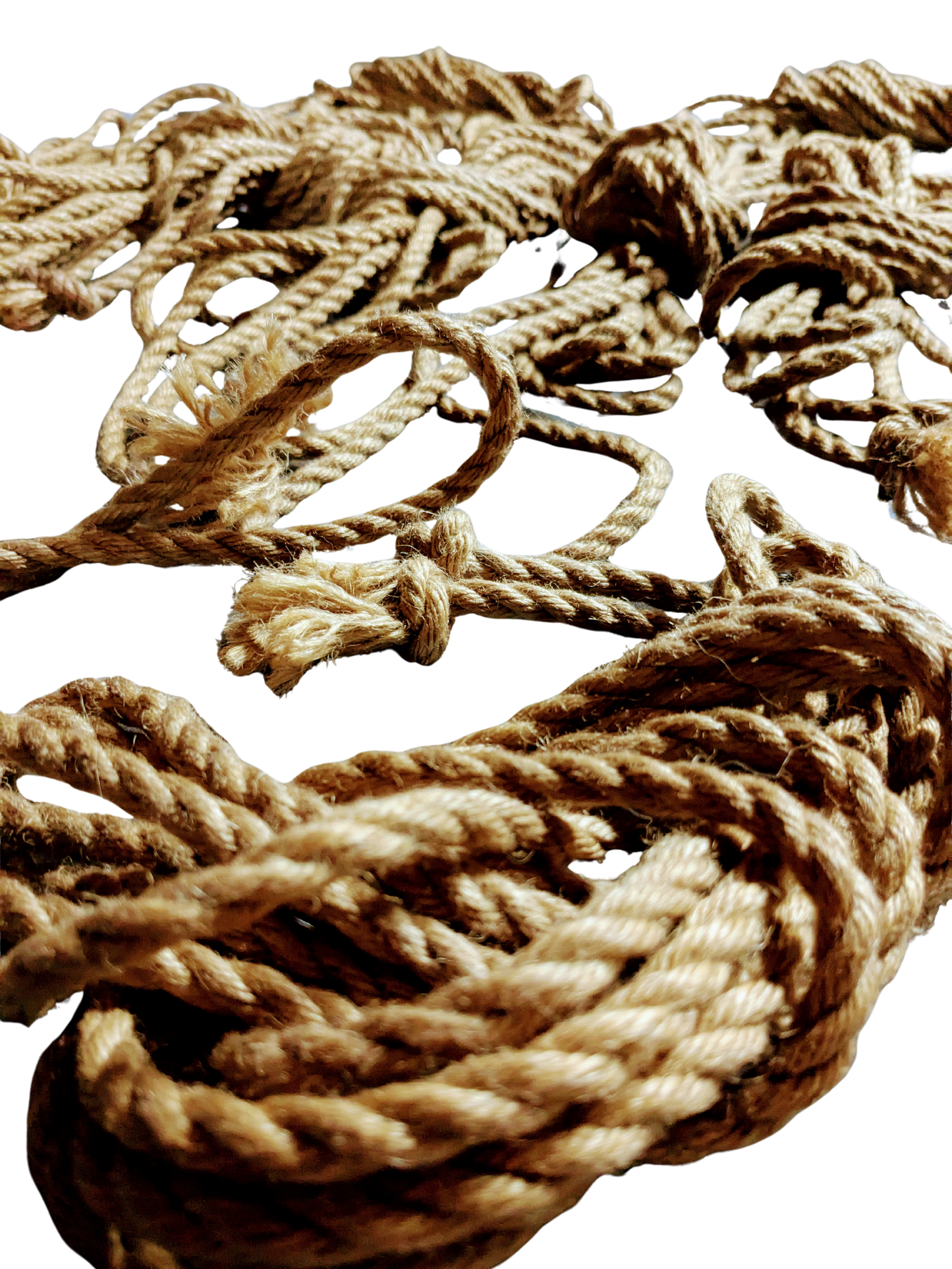Trapeze Kit – Natural Golden Jute (Advanced Rope Kit)