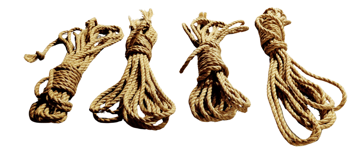 Contortionist Kit – Natural Golden Jute (Starter Rope Kit)