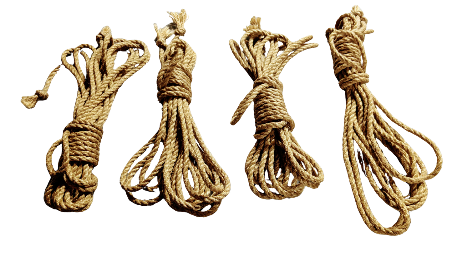 Contortionist Kit – Natural Golden Jute (Starter Rope Kit)