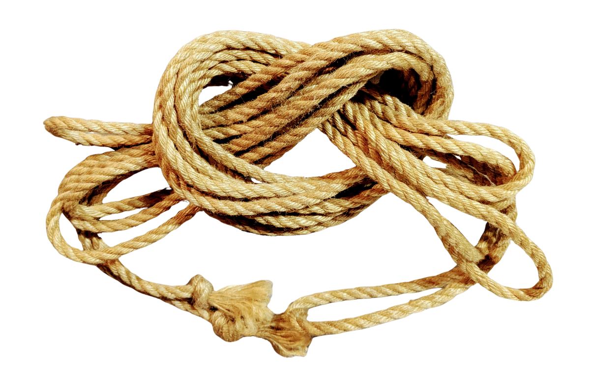 Japnee Rope Natural Golden Jute – Ogawa Japanese Rope (6mm x 8m) – Shibari Circus LLC