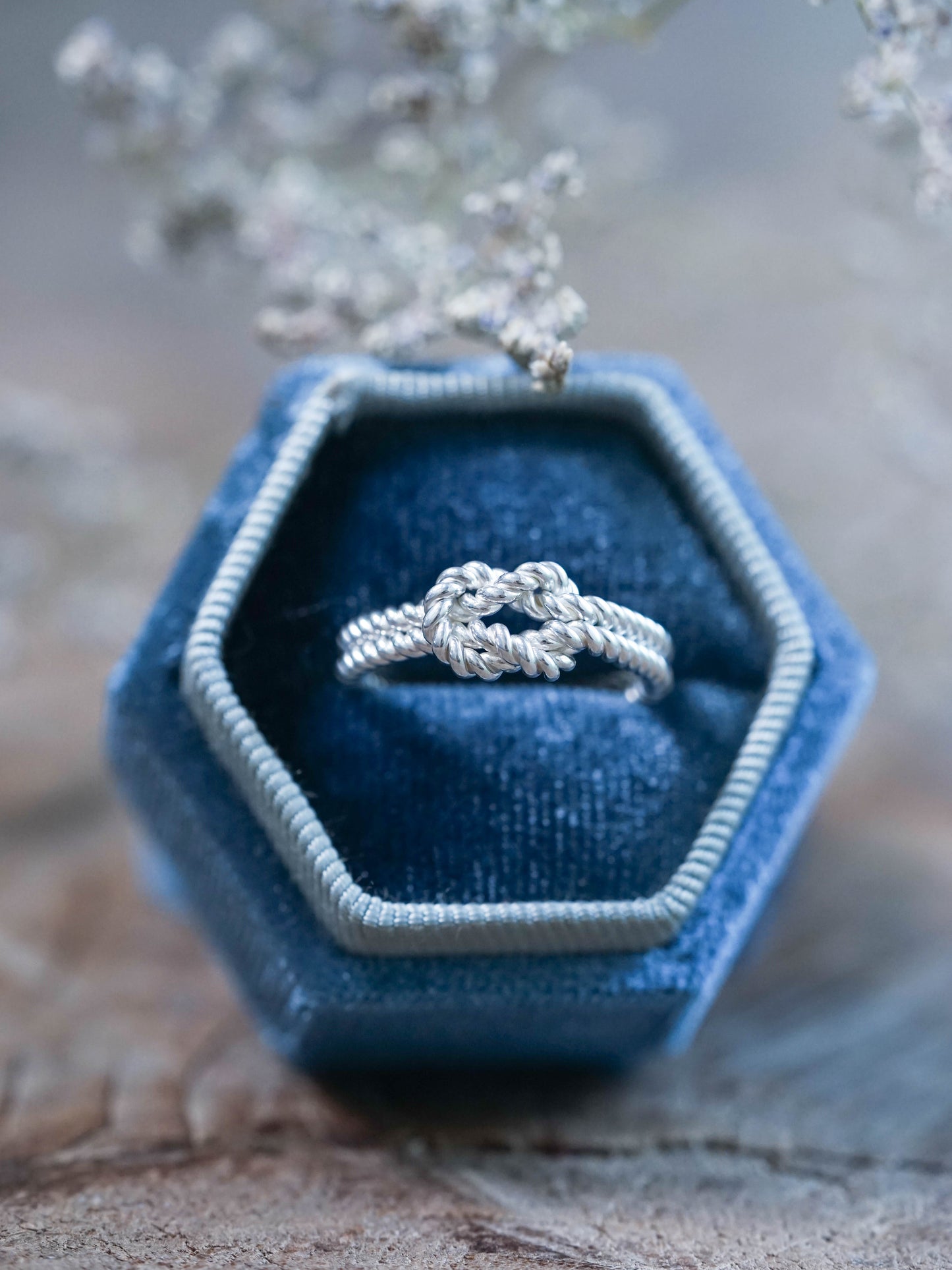 Double Band Shibari Ring in Recycled Sterling Silver (925) - Unisex