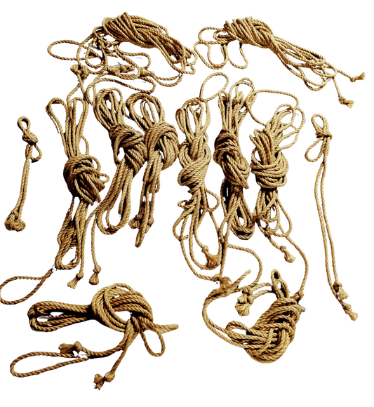 Trapeze Kit – Natural Golden Jute (Advanced Rope Kit)