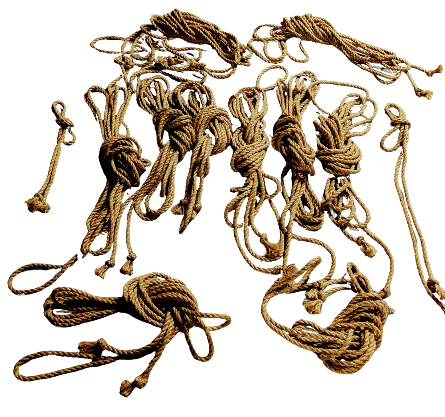 Trapeze Kit – Natural Golden Jute (Advanced Rope Kit)