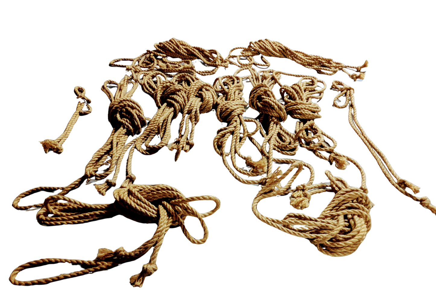 Trapeze Kit – Natural Golden Jute (Advanced Rope Kit)