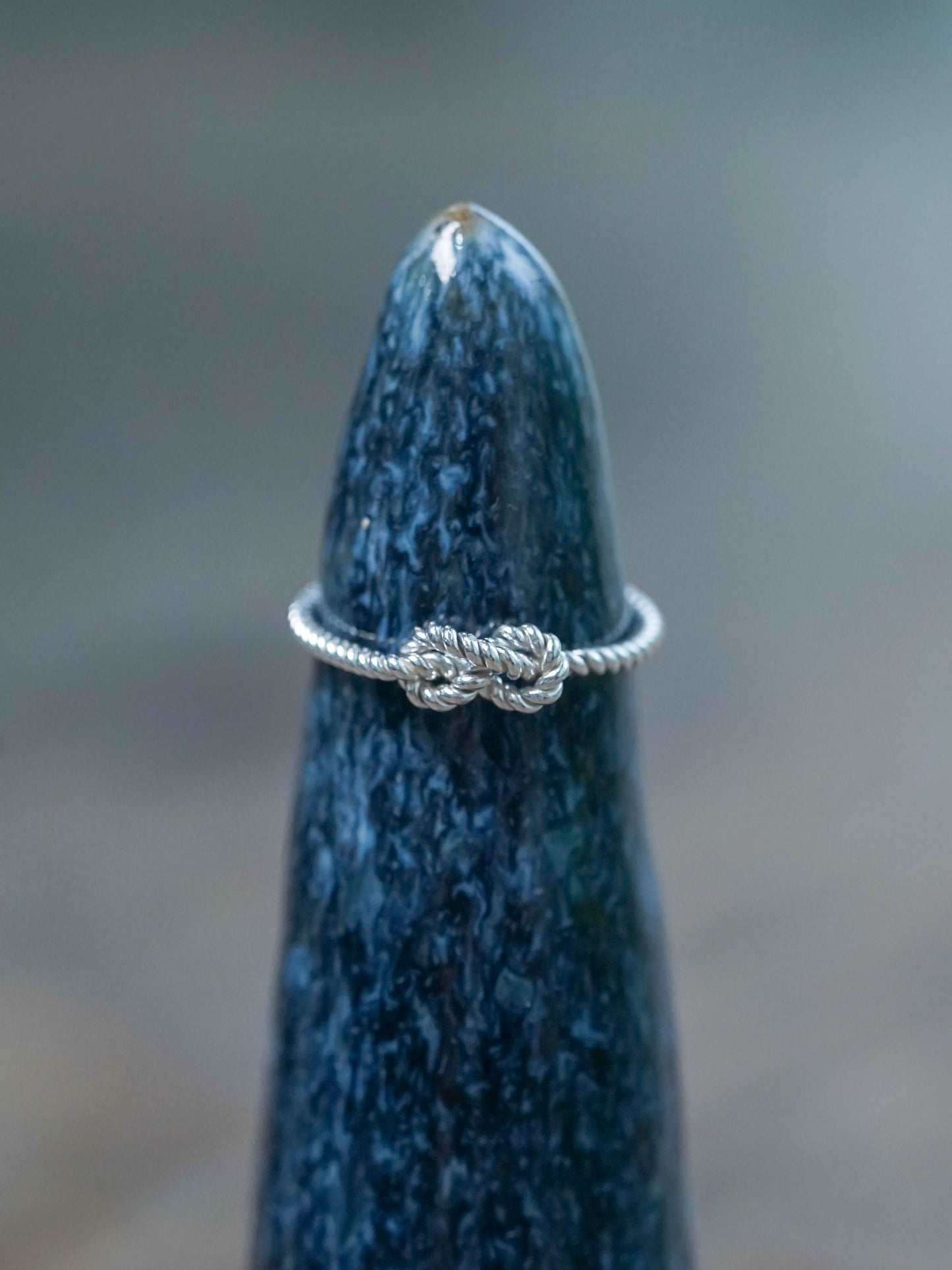 Single Band Shibari Ring in Recycled Sterling Silver (925)